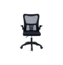 Silla de Oficina Ergonómica de Malla de Tela Gris con Reposabrazos - 107/97x52x50 cm, Confort y Estilo Moderno.